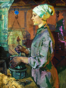 Мобильная выставка к Празднику весны и труда 1 мая: «Образы женщин-рабочих в крымском искусстве»