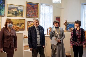 Открытие выставки скульптуры Юрия Сахарова