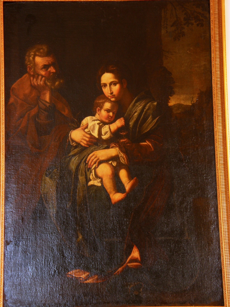 Бартоломео Кавароцци (1587 – 1625). Святое семейство (копия). Холст, масло.