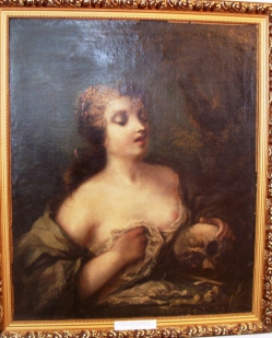 Неизвестный художник XVIII в. Кающаяся Мария Магдалина. Холст, масло.