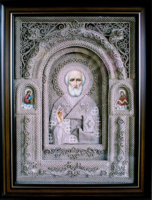 Выставка икон Владимира Денщикова «Святой лён»