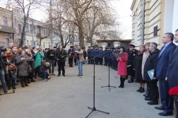 Церемония открытия мемориальной доски, посвящённой 51 пехотному Литовскому полку