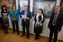 Открытие выставки Академии акварели и изящных искусств Сергея Андрияки