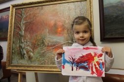 Мастер-класс для детей «Рисуем зимний лес по картине Павла Яйсо»