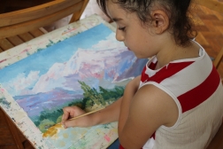 Мастер-класс для детей по живописи