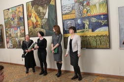 Открытие выставки произведений А. З. Каца