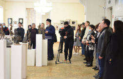 Открытие  юбилейной выставки  Айдера Алиева