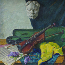 Музыка и живопись. «Натюрморт со скрипкой» Адама Каца