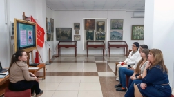 Обсуждение вопросов доступности в Симферопольском художественном музее